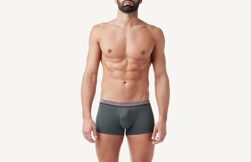 Boxer-de-Algodao-Elastico-com-Estampado-de-Micro-Bolinhas