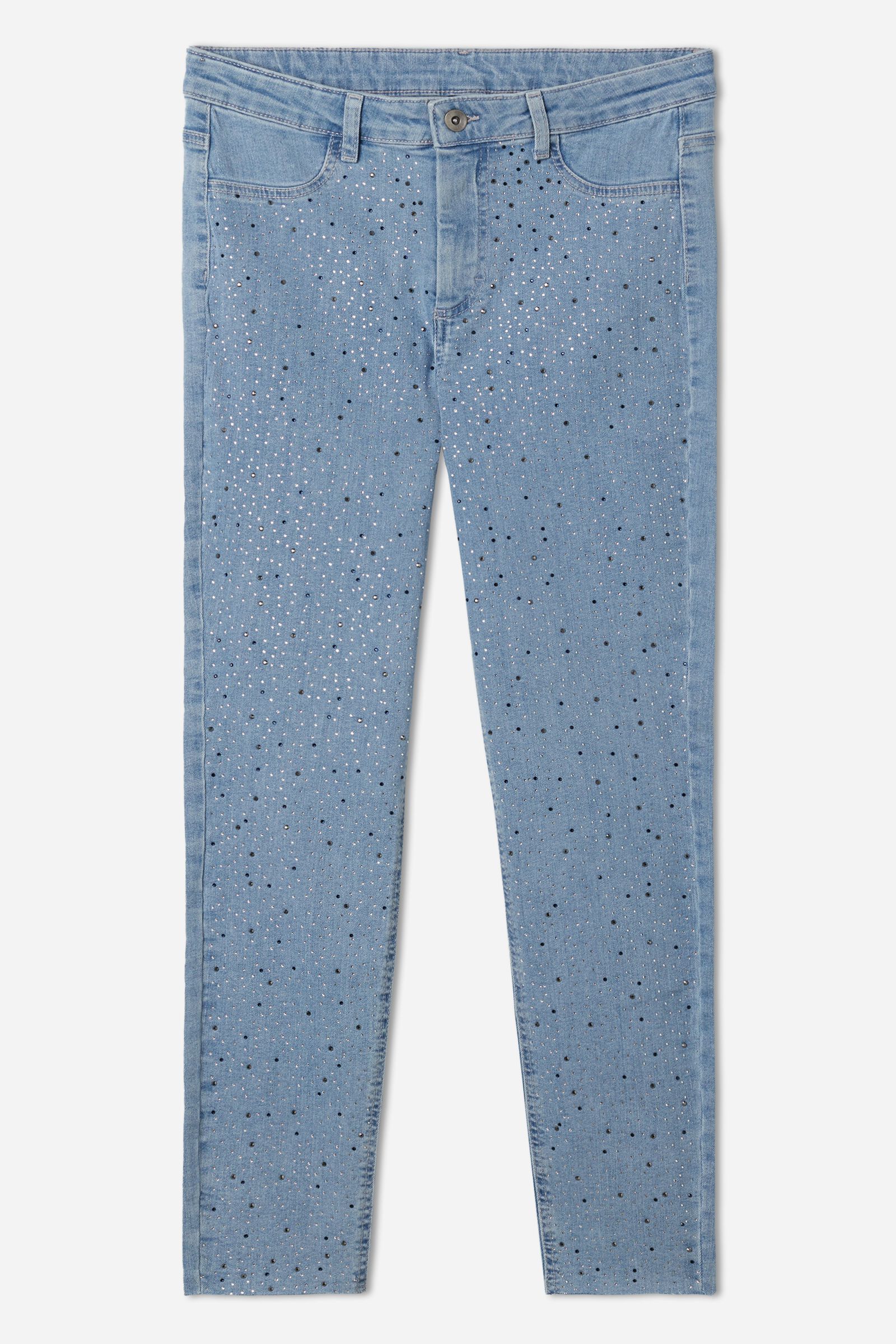 Calça Jeans com Strass MODP1025 Calzedonia