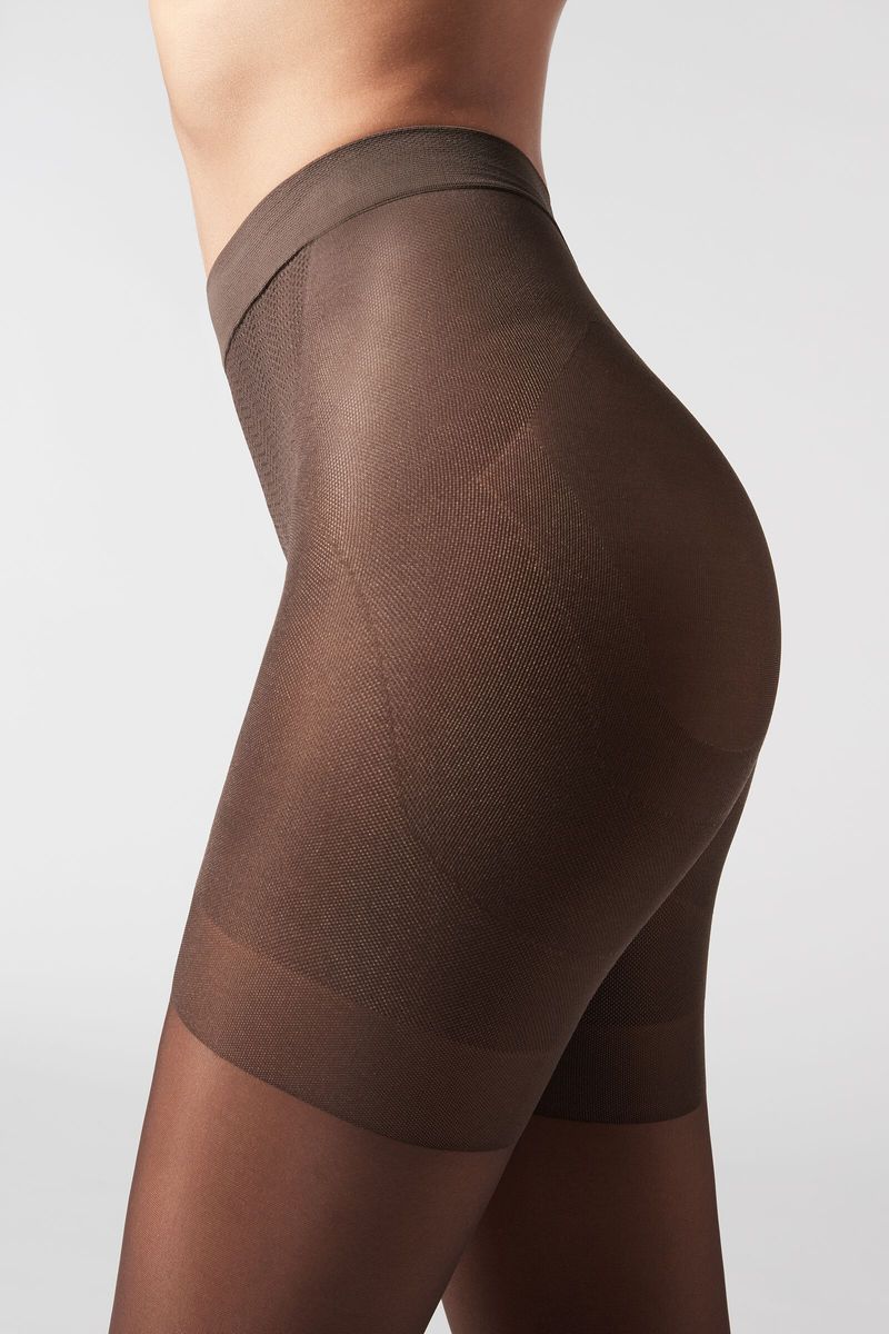 Collants Transparentes 30 Den Modeladores Abdómen e Glúteos - Calzedonia