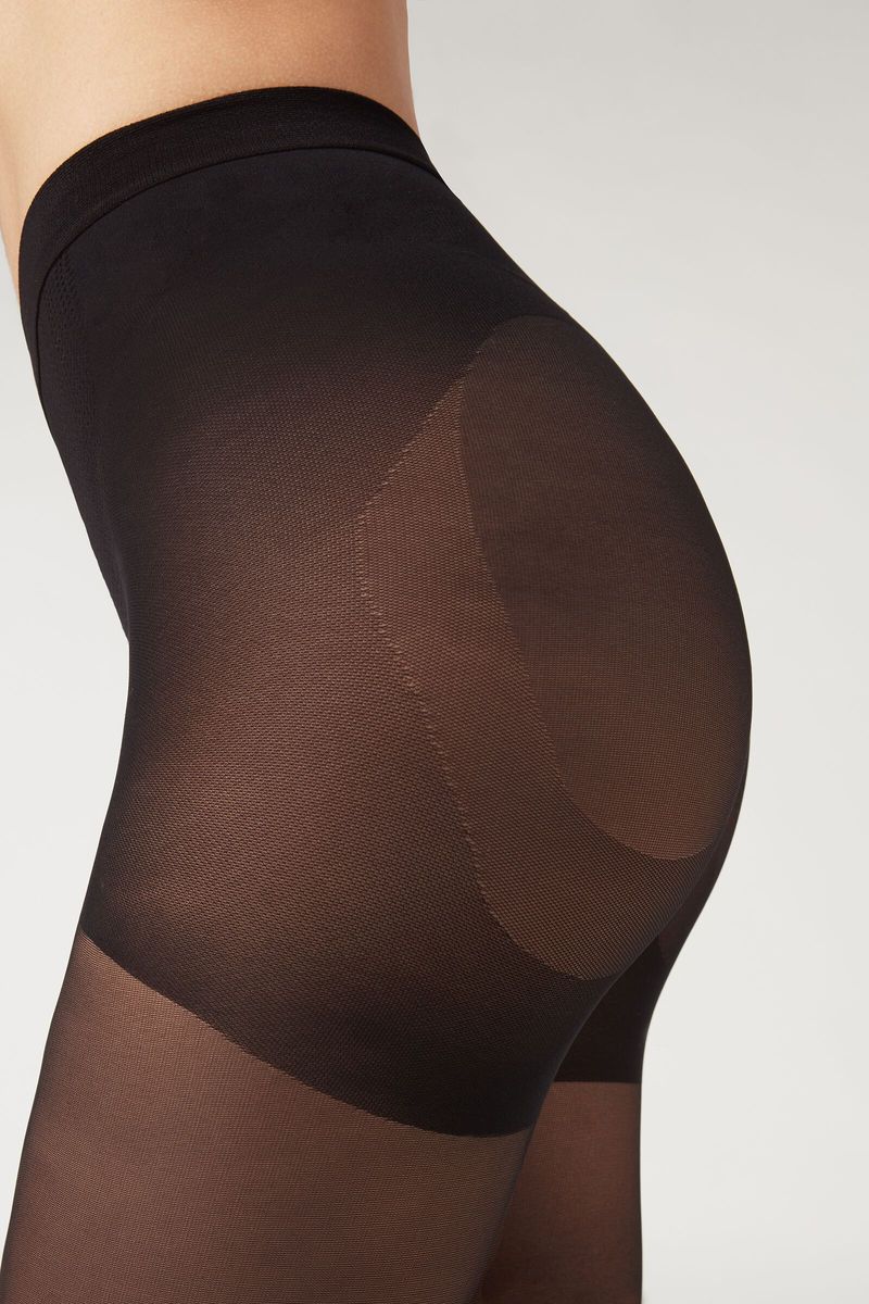 Meia Calça Total Shaping Poás - Preto - Shop2gether