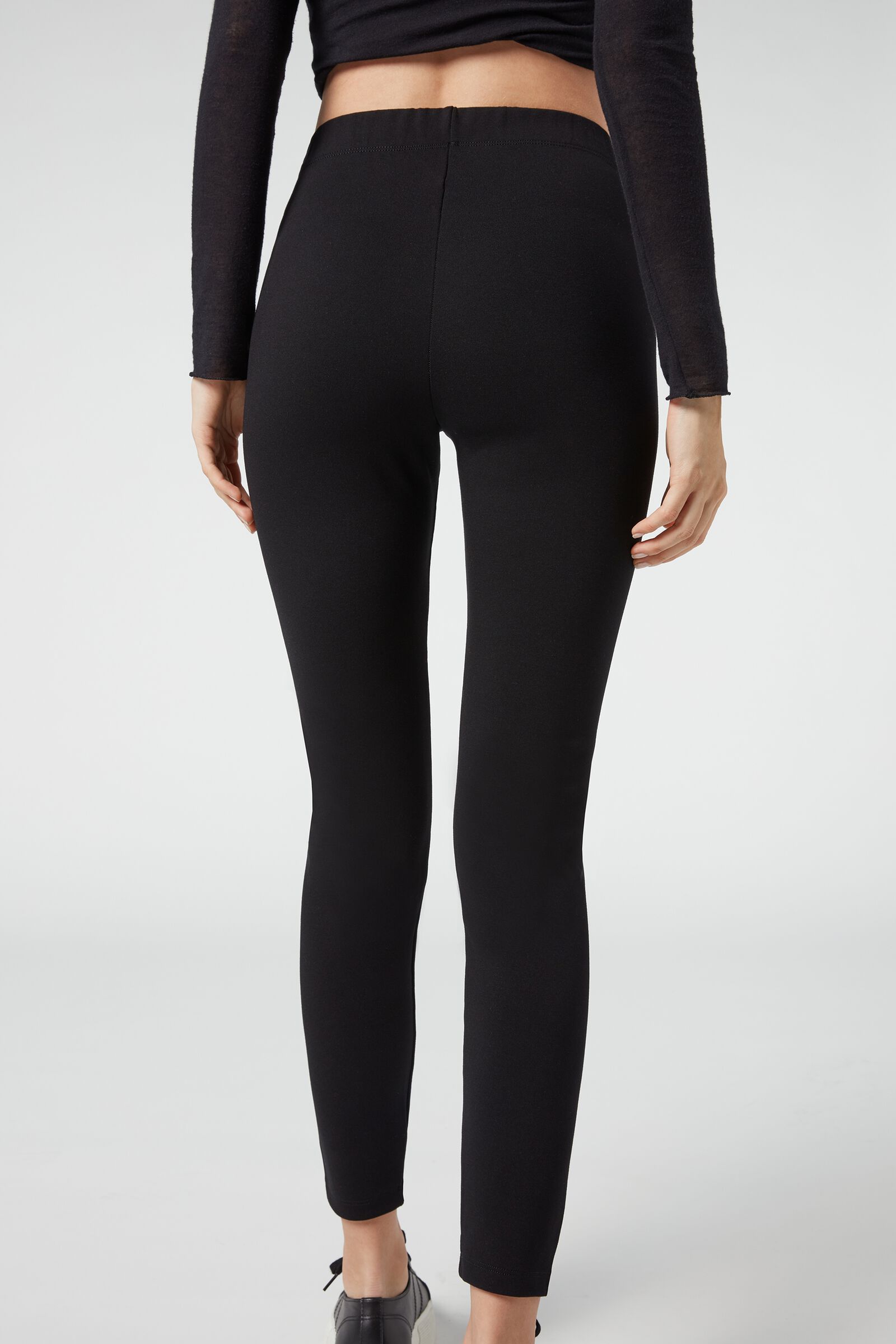 Legging Cintura Alta com Elástico Comfort MIP053 Calzedonia