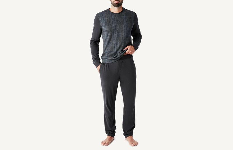 PLU453_5200_1-PIJAMA-DE-HOMEM-COMPRIDO-QUADRADOS-JACQUARD