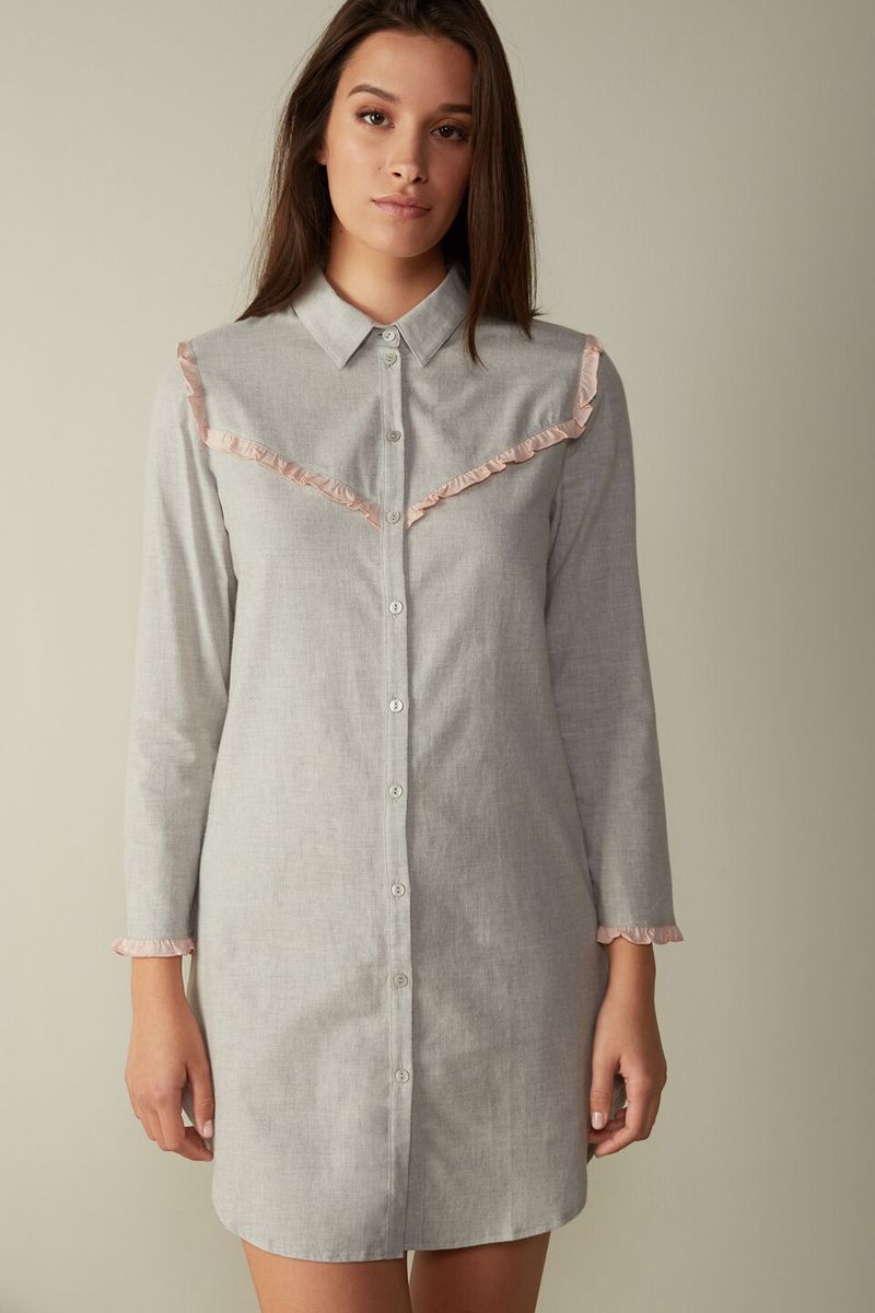 PCN871_833I_3-CAMISA-DE-NOITE-EM-TELA-DE-ALGODAO-ESCOVADO-COTTON-ROUCHES