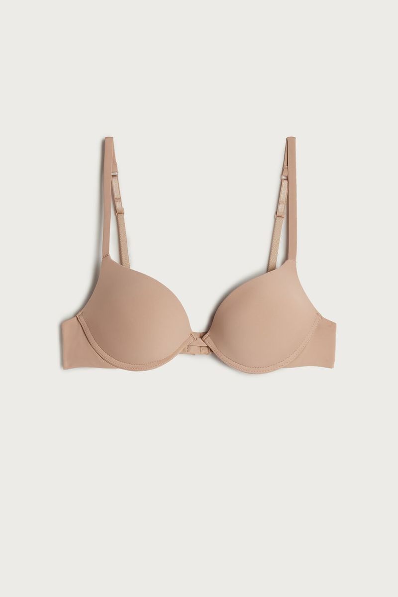 Mulher Com Aros  Intimissimi Sutiã Super Push-Up Em Microfibra Simona  Bege-Suave – Quinn Photography Blog