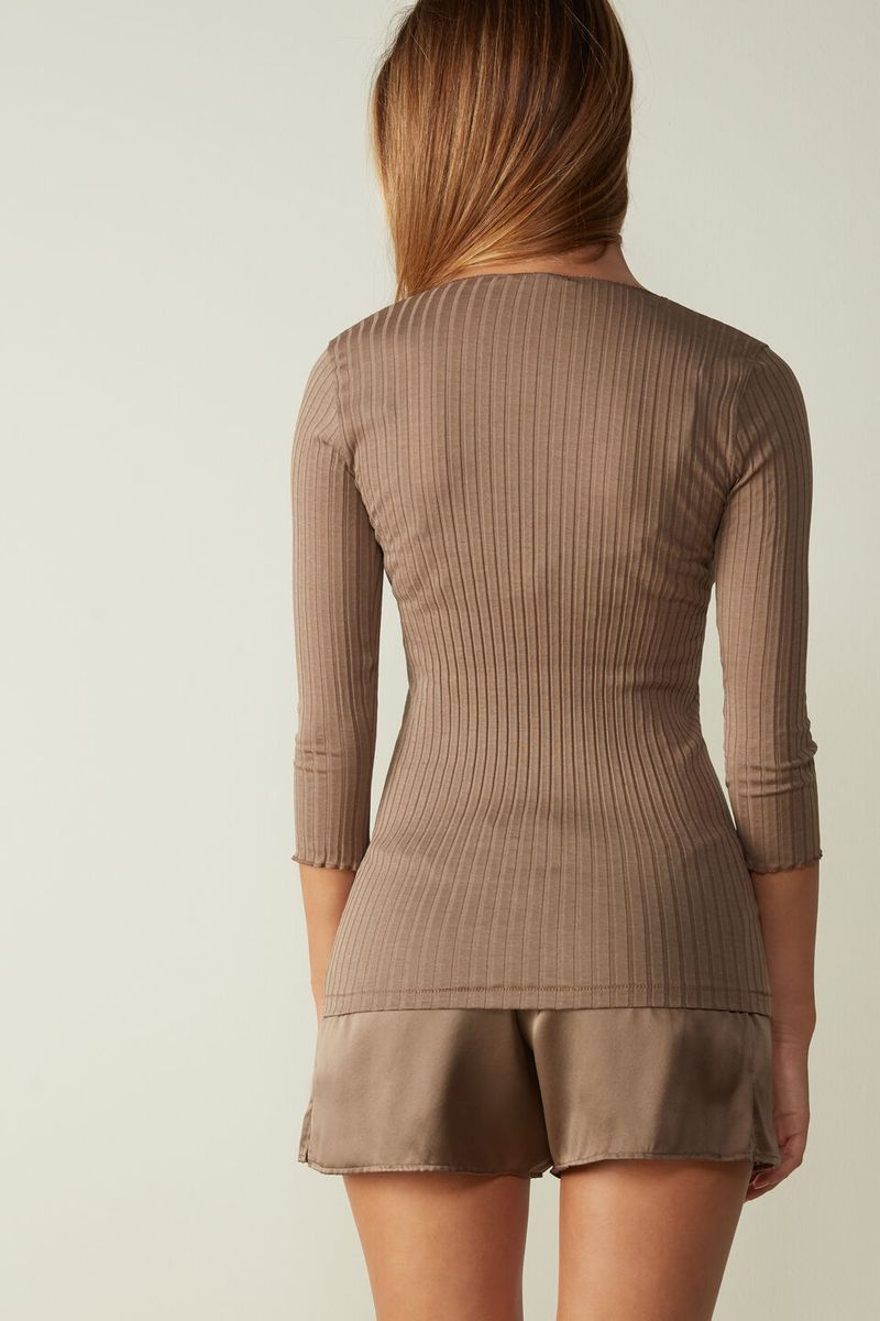 CL153V_729I_2-CAMISOLA-TUBULAR-COM-MANGA-3-4-EM-SEDA-E-ALGODAO
