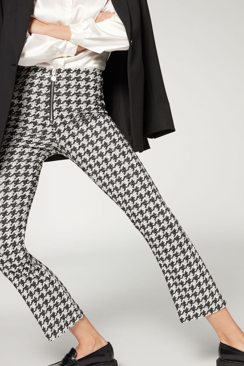 MODP1105_450C_1-LEGGINGS-MINIFLARE-MAXI-PIED-DE-POULE-COM-FECHO-DE-CORRER