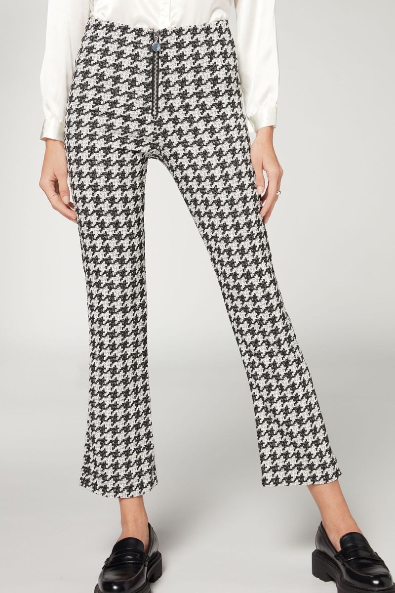 MODP1105_450C_3-LEGGINGS-MINIFLARE-MAXI-PIED-DE-POULE-COM-FECHO-DE-CORRER