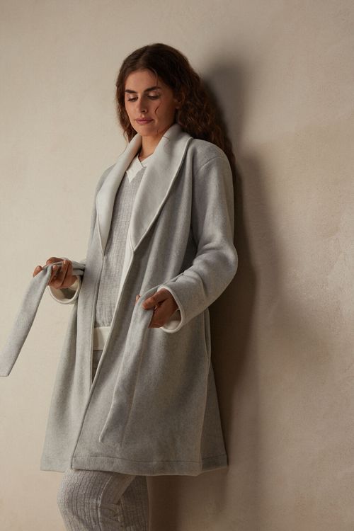 Robe Warm Cuddles - Cinza