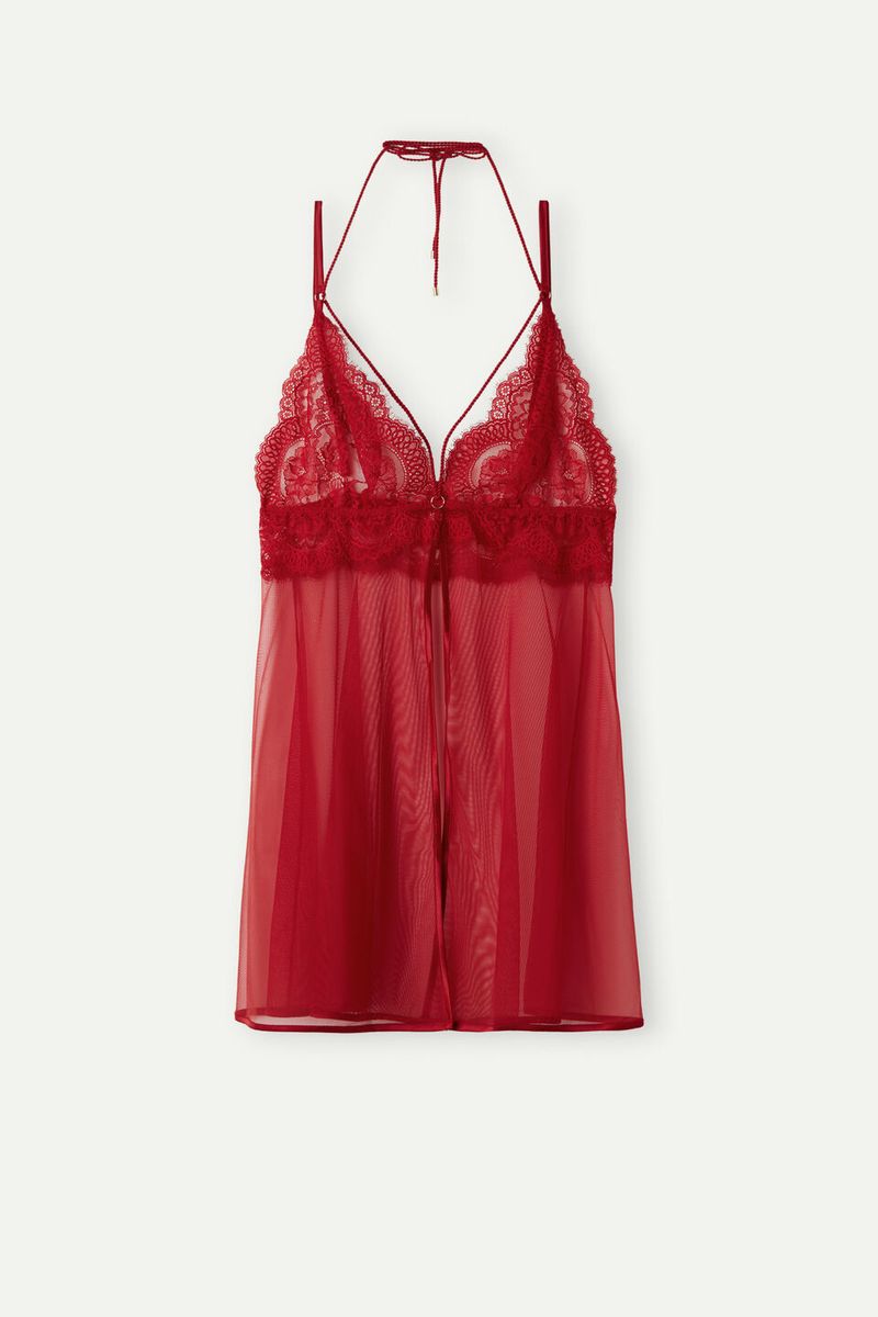 Babydoll em Renda e Tule Loosen Heartstrings - LBD2465 - Intimissimi