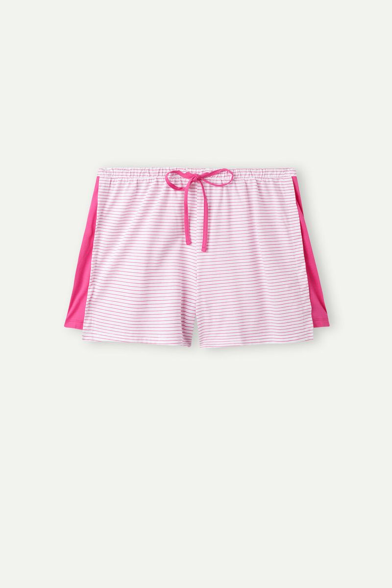 PDC916_247J_10-PANTALONCINO-IN-COTONE-SUPIMA®-STRAWBERRY-MILKSHAKE
