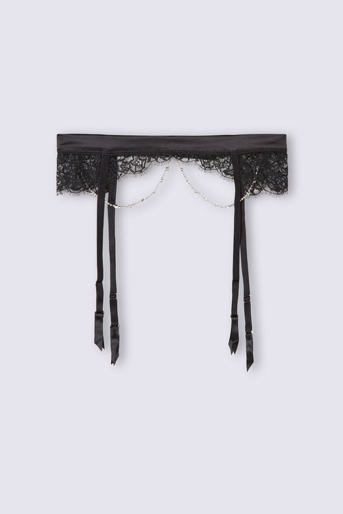 Cinta Liga Living In Luxe - Preto