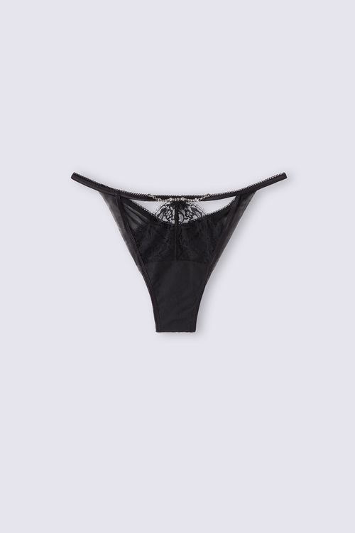 Calcinha Brasileira Living In Luxe - Preto