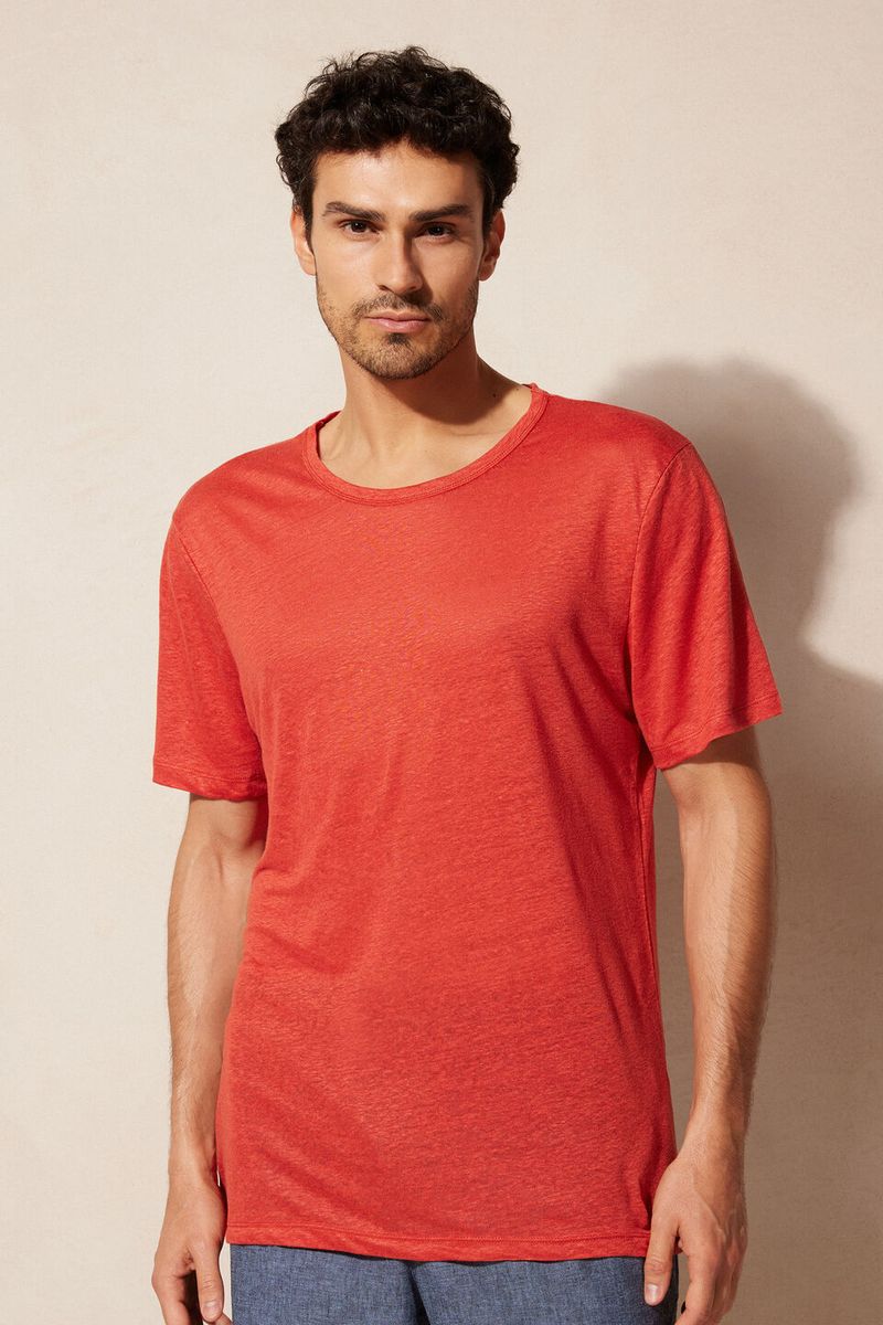 CMU206_312J_3-T-SHIRT-DE-MANGA-CURTA-EM-LINHO