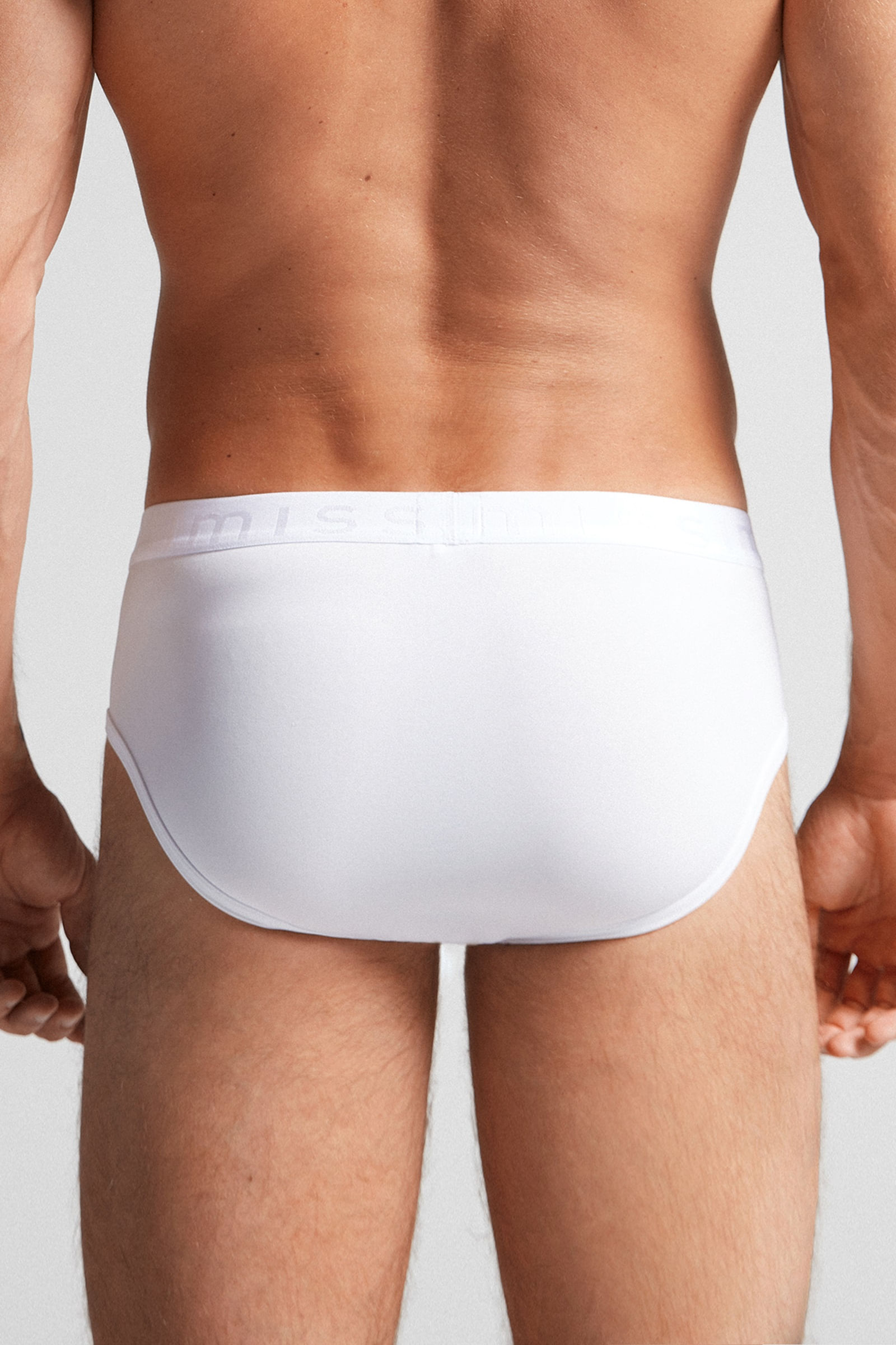 Homem Sungas  Intimissimi Slip De Banho Cor Sólida Branco – Quinn