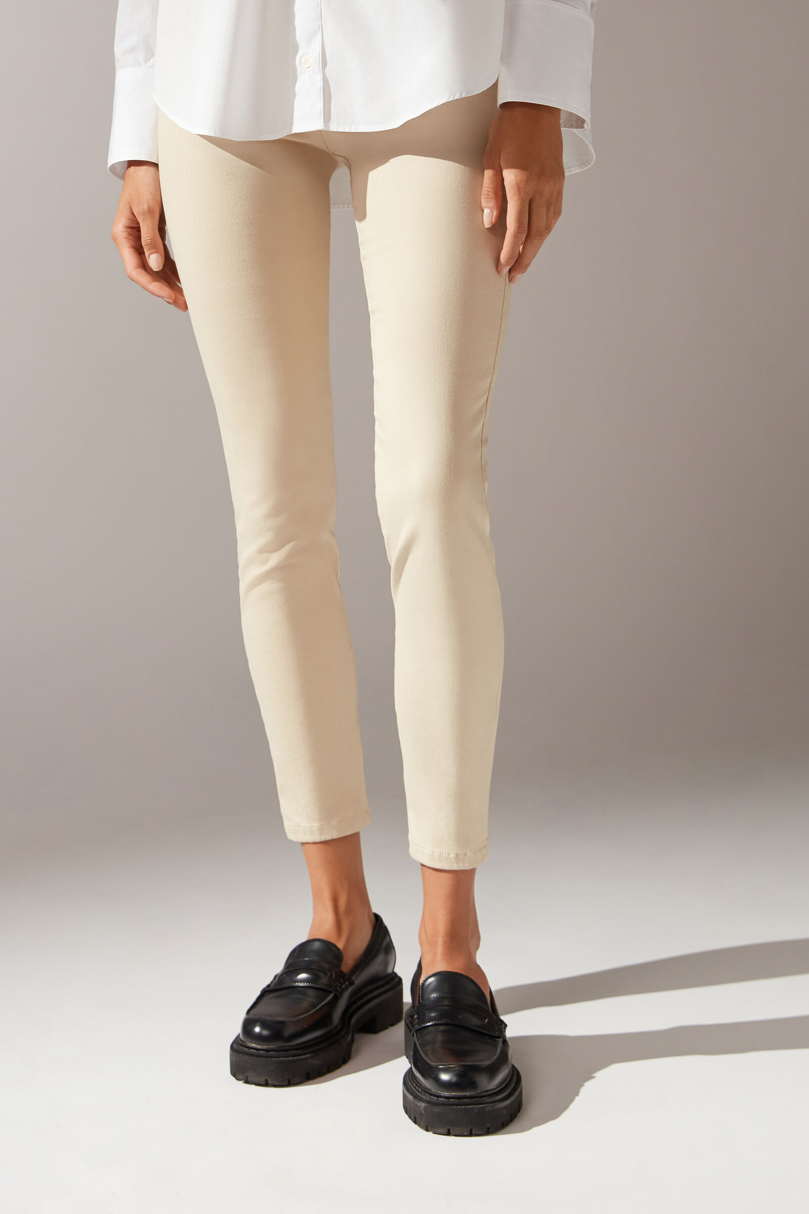 Legging Jeans Skinny com Cintura Alta - MIP076 - Calzedonia