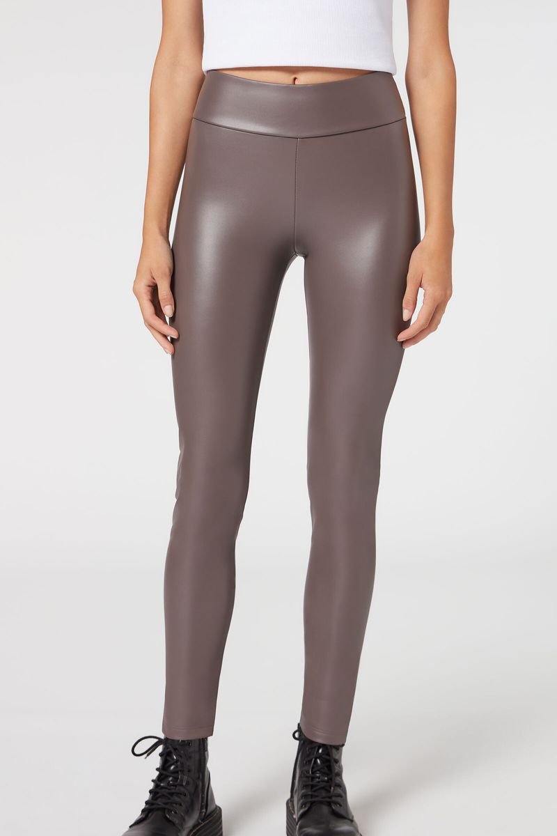 Legging Térmica Efeito Couro - MIP037 - Calzedonia