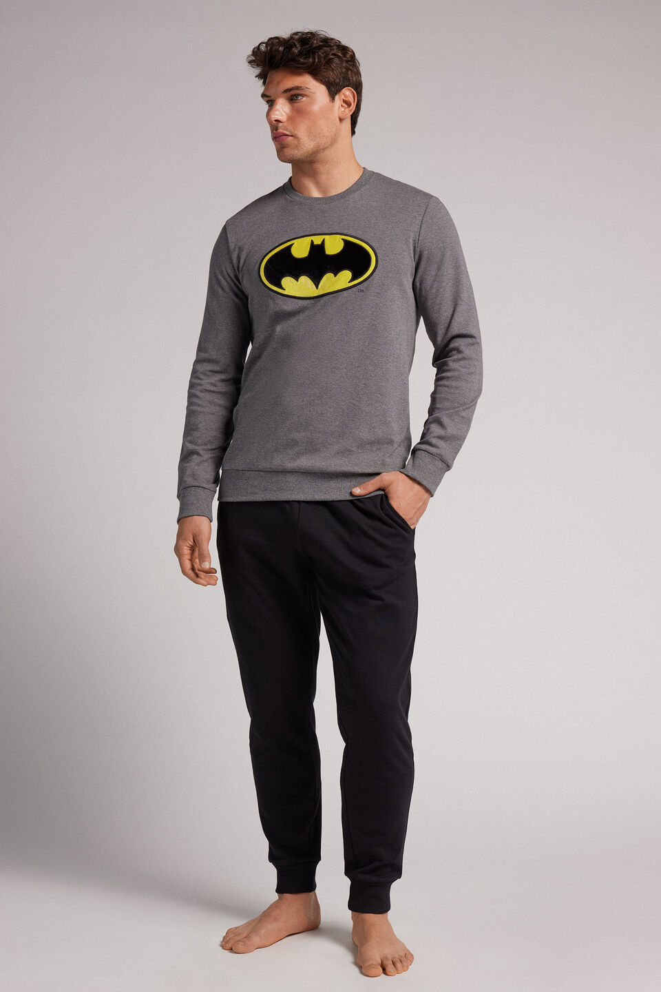 Pijama Comprido Batman Em Algodão - PLU569B - Intimissimi