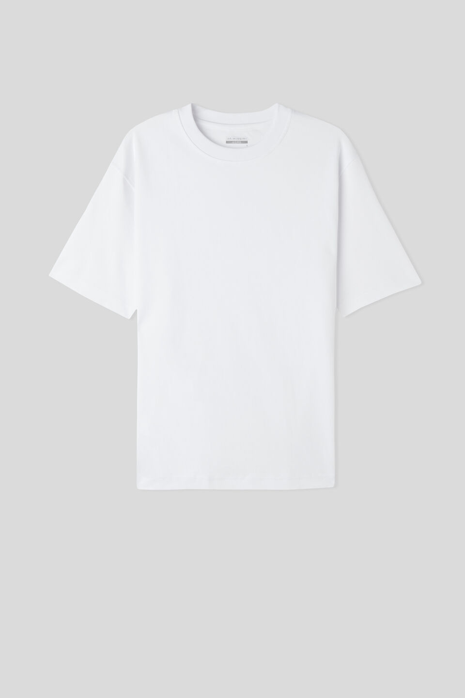 Camiseta Oversized Em Algodão Interlock - Branco