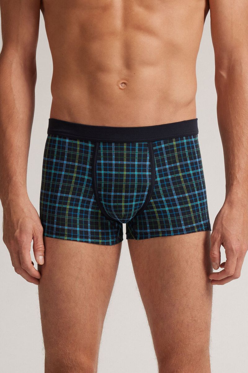 SBU044-685J-3-BOXER-MICROCHECK-IN-COTONE-NATURAL-FRESH