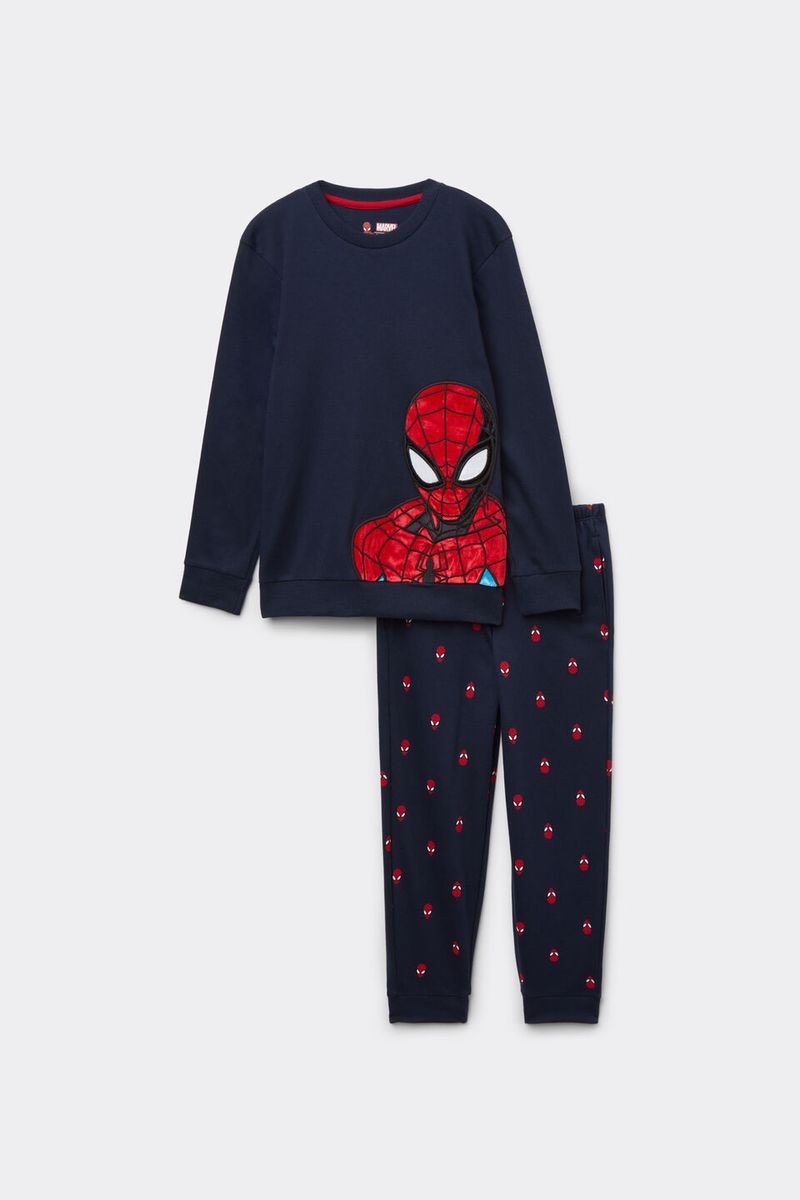 PLB576_1467_10-PIJAMA-COMPRIDO-PARA-MENINO-EM-ALGODAO-MARVEL-SPIDER-MAN