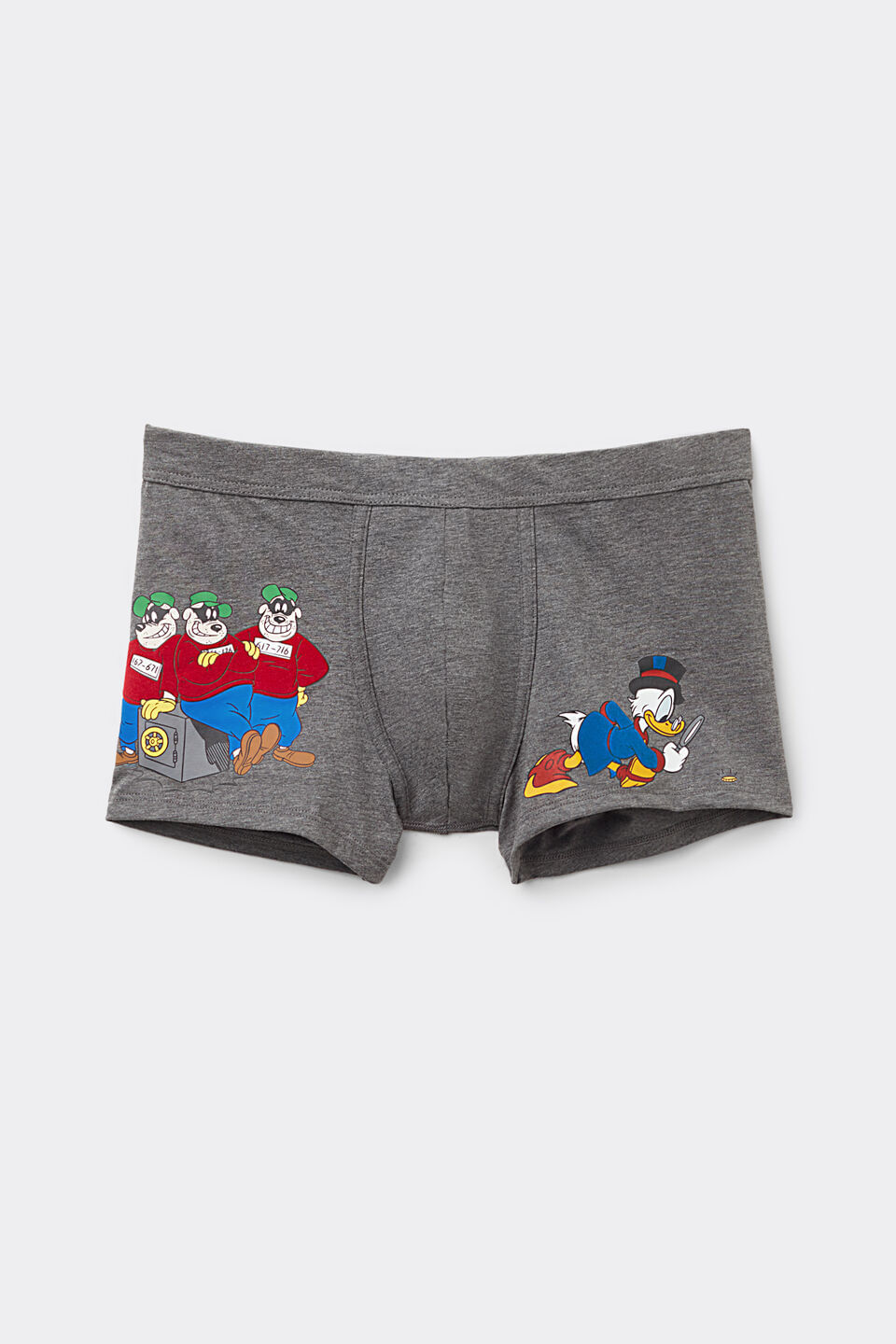 Cueca Boxer Tio Patinhas Em Algodão Supima - Cinza