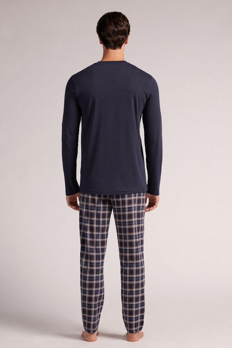 PLU619_800_2-PIJAMA-COMPRIDO-EM-ALGODAO-ESTAMPADO-XADREZ
