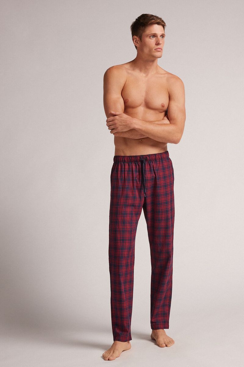 PUL434_678J_1-PANTALONI-TELA-DI-COTONE-STAMPA-CHECK