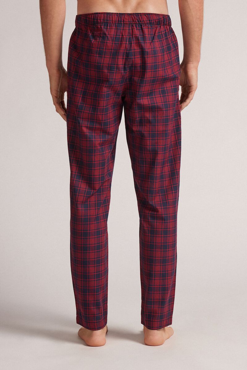 PUL434_678J_2-PANTALONI-TELA-DI-COTONE-STAMPA-CHECK