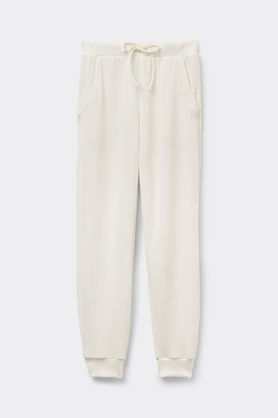 Calça Canelada Royal Elegance - Branco