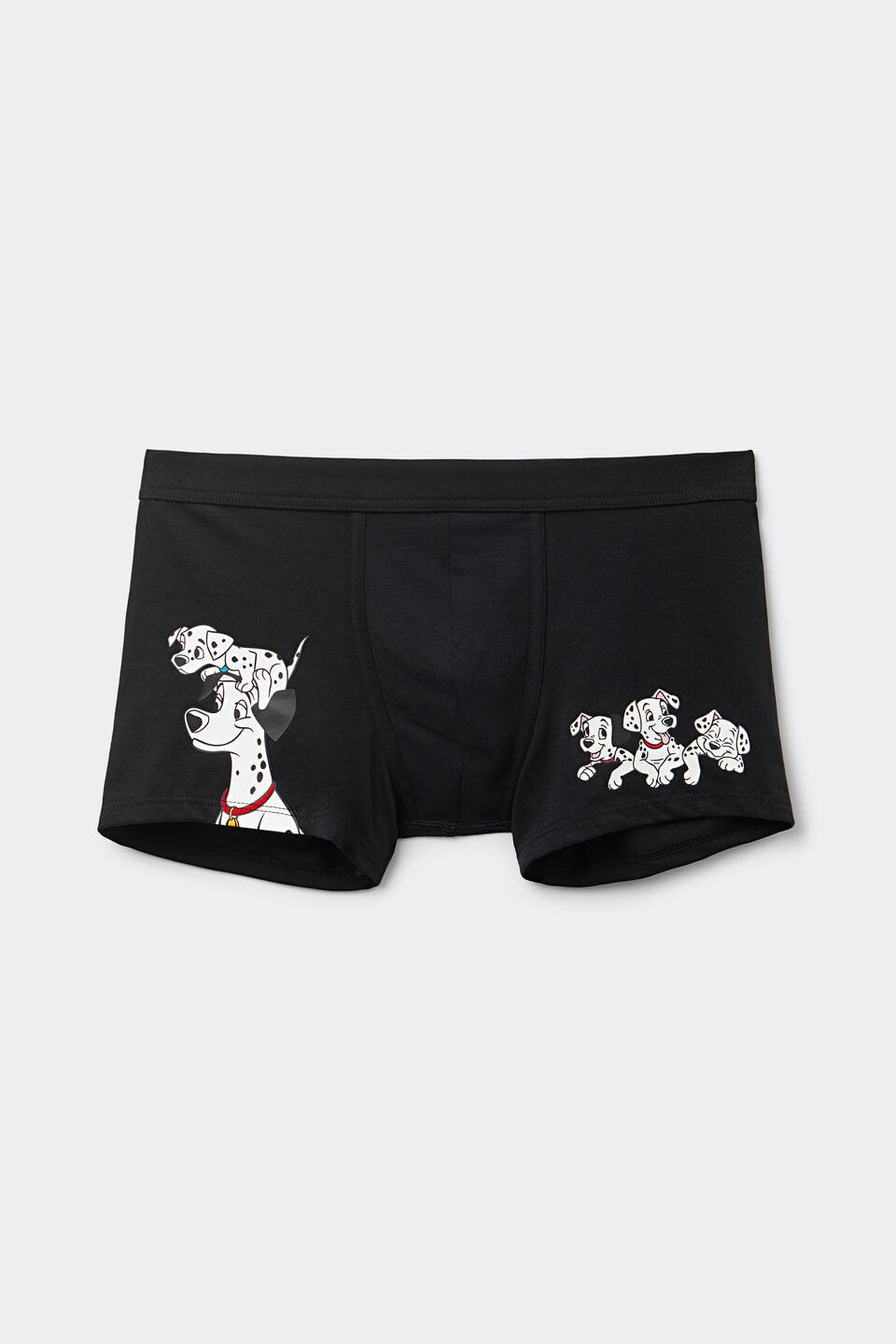 Cueca Boxer Em Algodão Supima 101 Dálmatas - Preto