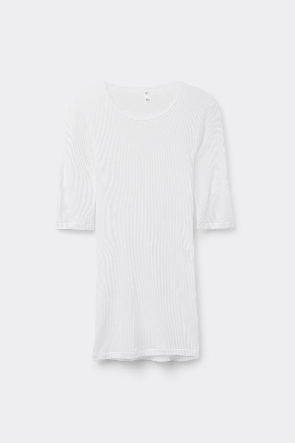 Blusa De Manga Curta Ultranatural Com Cashmere - Branco