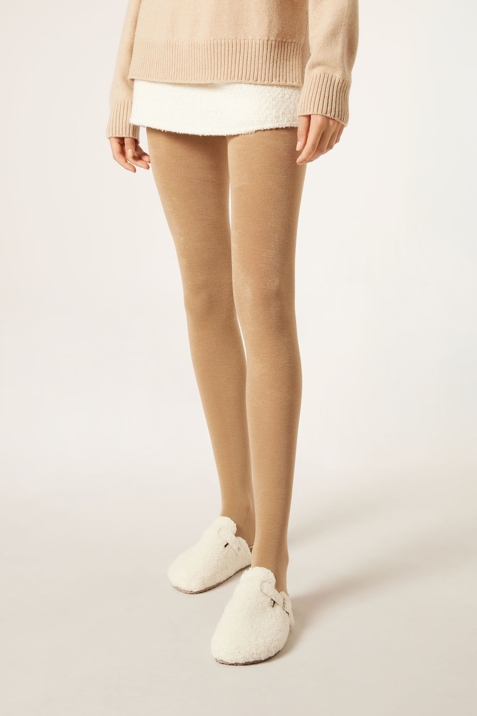 Meia-Calça Com Modal e Cashmere - MIC048 - Calzedonia